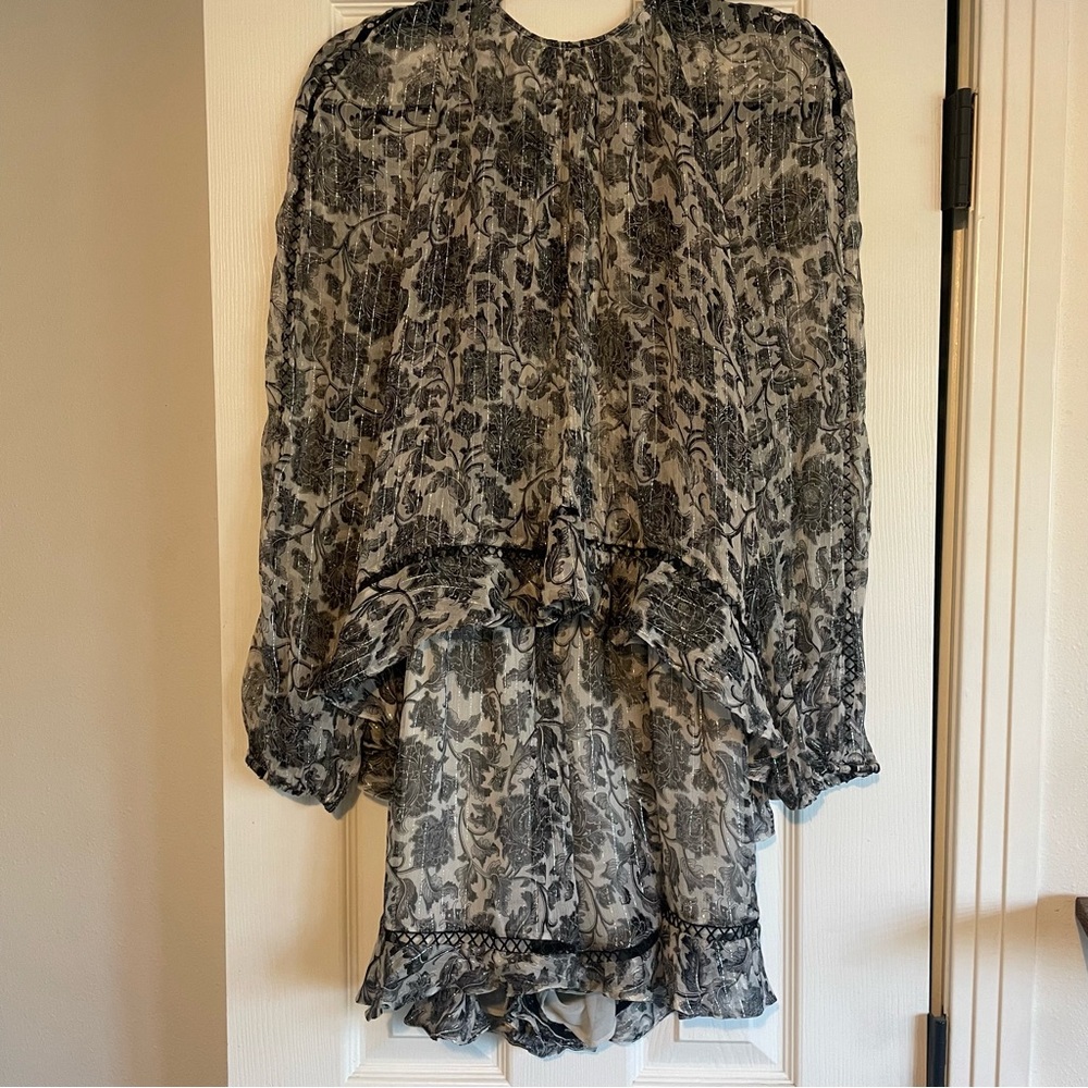Zimmermann Monochrome Floral Romper